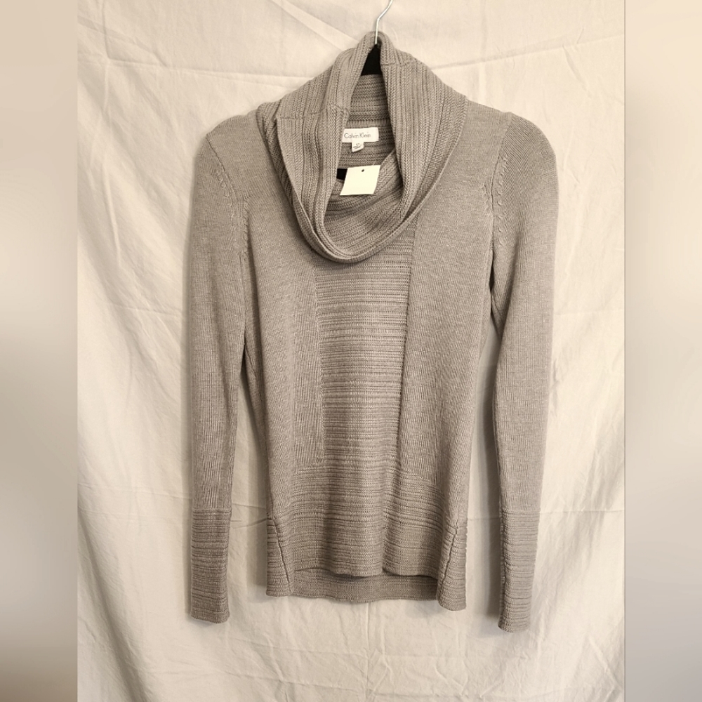 NWT Calvin Klein cowl neck sweater